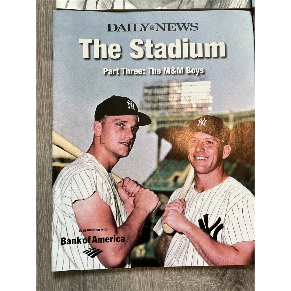 2008 The Daily News The Stadium Part 1-5 Babe DiMaggio Maris Reggie Torre Mantle